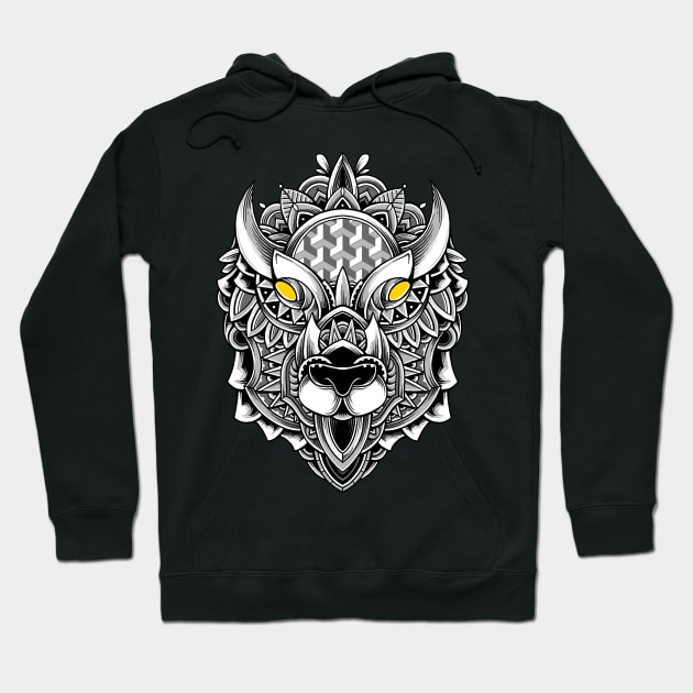 Ornate Buffalo Hoodie by GODZILLARGE